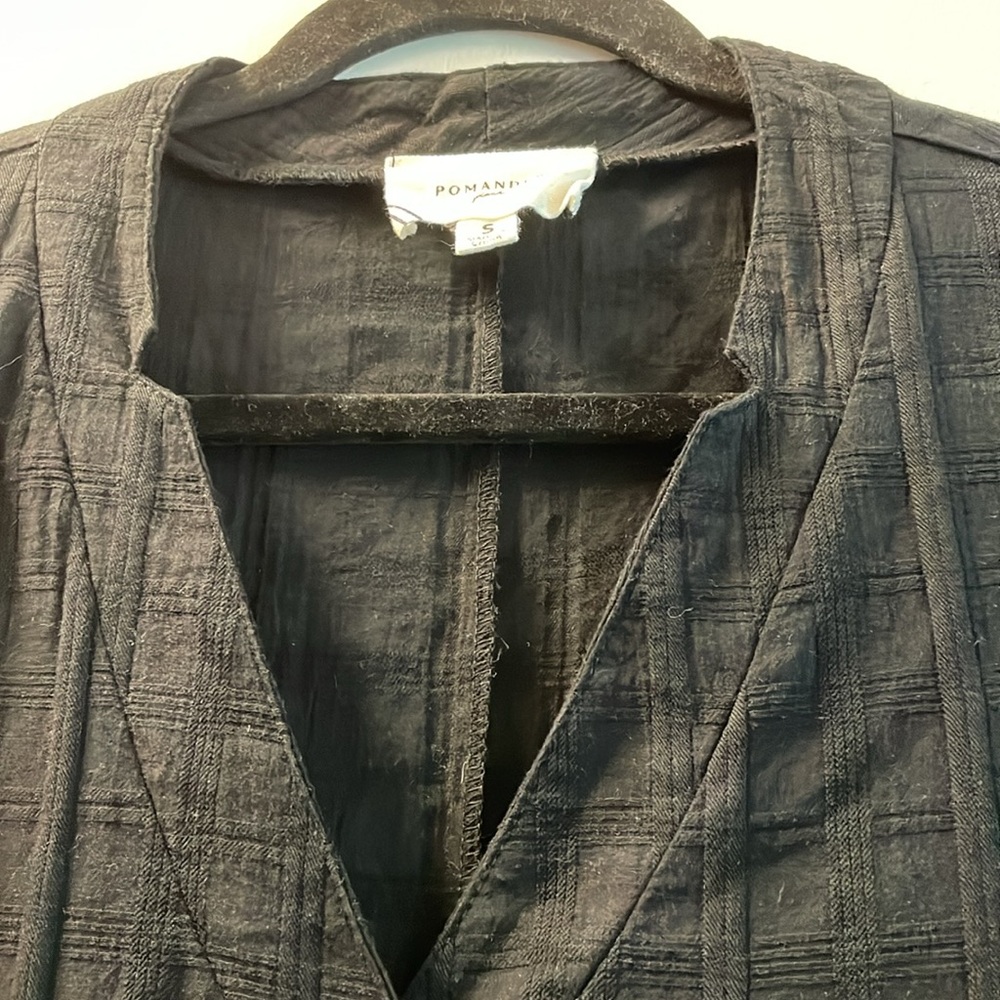 Tuckernuck Pomander Place Black Mini Carolina Caftan